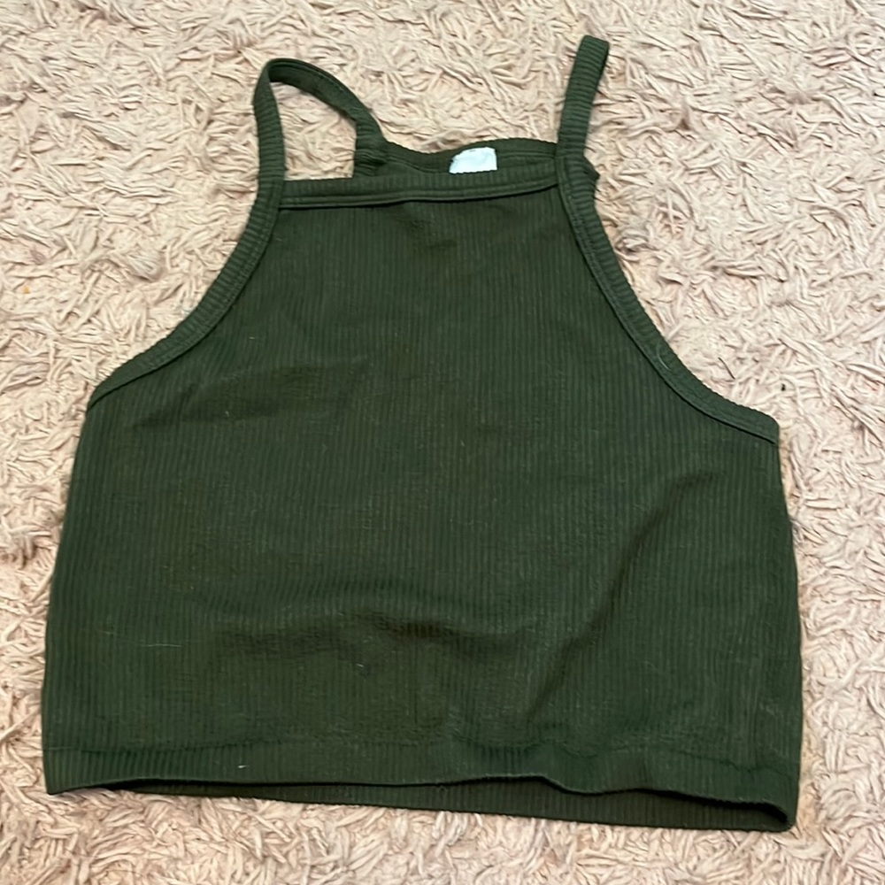 High neck tank top
